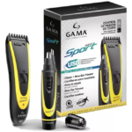 Maquina Corta Pelo Usb Gama Gcs544 Sport + Trimer Nariz Oido Color Negro y Amarillo