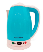 Pava Electrica Corta Mate Y Cafe 1,7 Lts Celeste Alien Tech