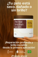 Máscara Maca Preta The Real Brazilian Keratin Colágeno 500gr - Imagen 4
