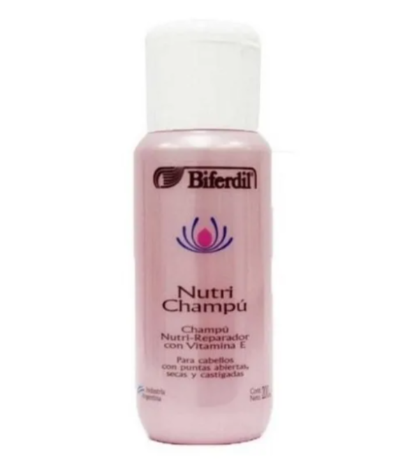 Shampoo Biferdil Nutri Reparador Con Vitamina E x 200ml - Imagen 2