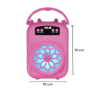 Parlante Portatil Rosa USB 3"