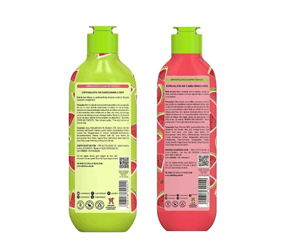 Kit Salon Line Shampoo 300ml +Acondicionador 200ml Kids Meu Liso Sandia - Imagen 2