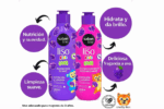 Kit Salon Line Shampoo 300ml +Acondicionador 200ml Kids Meu Liso Uva - Imagen 3