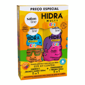 Kit Salon Line Shampoo 300ml +Acondicionador 300ml Hidra Multy Kids