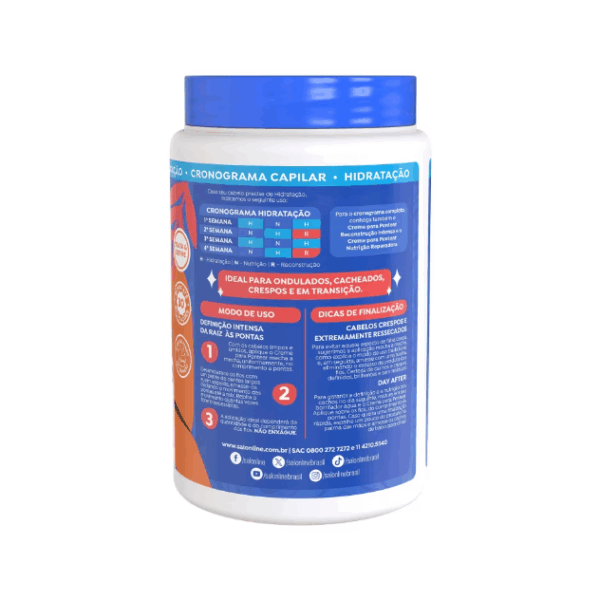 Crema Para Peinar Salon Line Hidratación Profunda x 1kg - Imagen 2