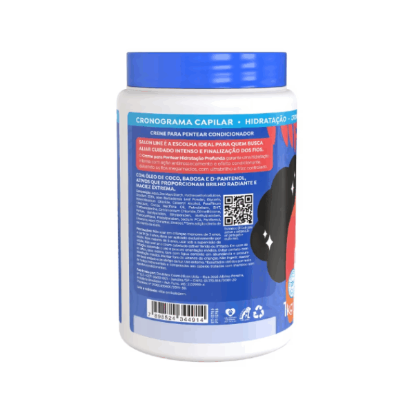 Crema Para Peinar Salon Line Hidratación Profunda x 1kg - Imagen 3