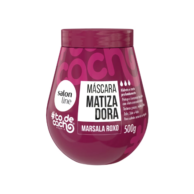 Mascara Matizadora Salon Line Marsala Roja x 500gr