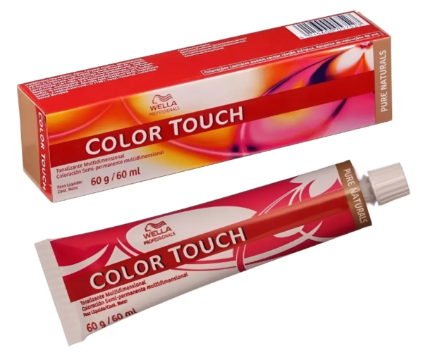 Wella Color Touch Tintura Tono Sobre Tono Pomo 60g Color Touch Pure Naturals 6/0 - Imagen 2