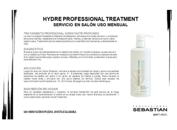 Máscara Reparadora Sebastian Hydre x 500ml - Imagen 2