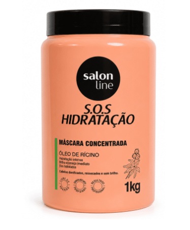 Salon Line Sos Hidratacion Mascara Oleo de ricino 1kg - l Salon Line Máscara de Hidratación S.O.S. Óleo de Ricino 1 kg - Imagen 1