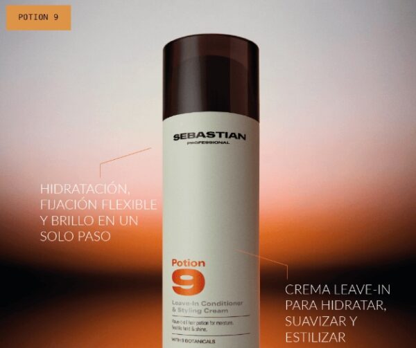 Sebastian Professional Potion 9 Leave-In Conditioner Crema de Peinar 145 ml - Imagen 3
